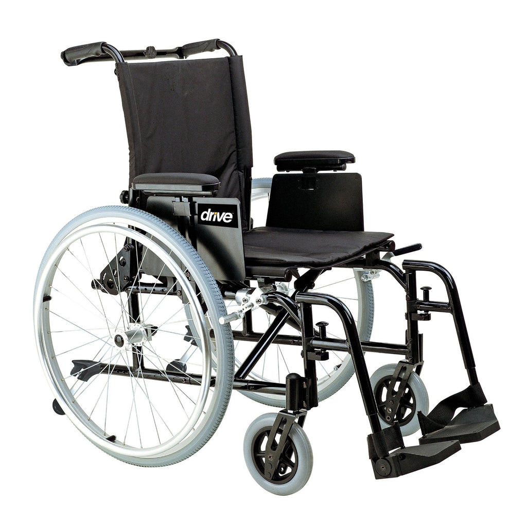 driveÂª Cougar Lightweight Wheelchair, 16 Inch Seat Width