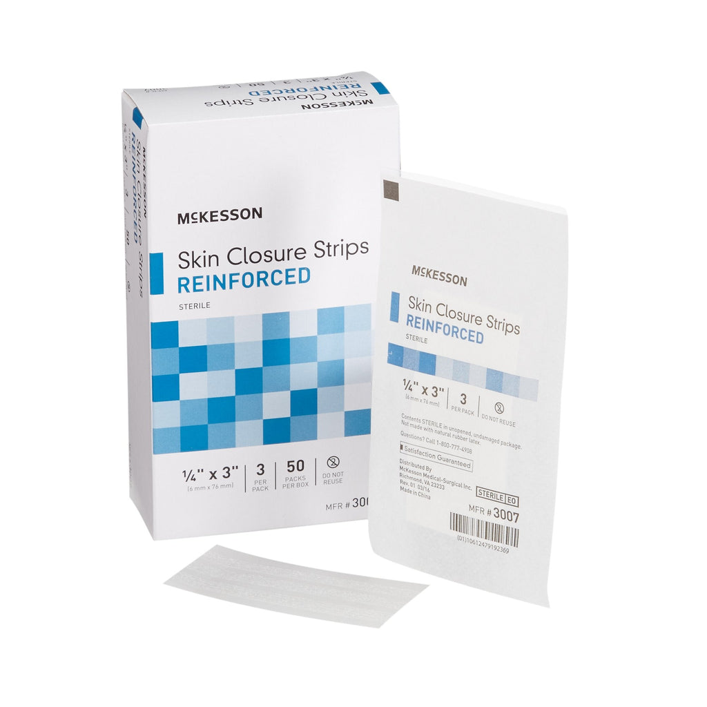 McKesson Skin Closure Strip, _ X 3 Inch