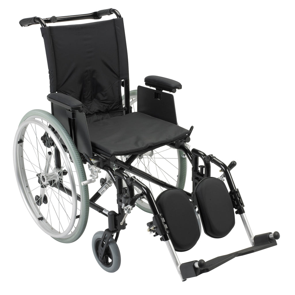 driveÂª Cougar Lightweight Wheelchair, 16 Inch Seat Width