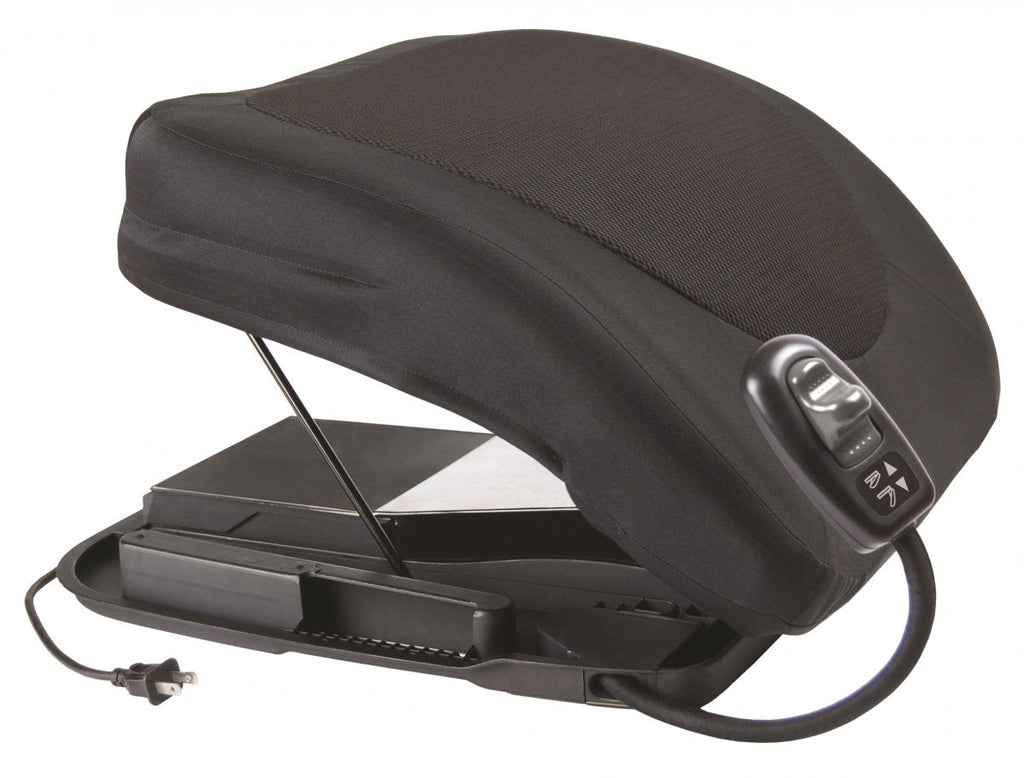 CarexÂ¨ Power Seat Lift, For Use With Armchairs or Sofas, 17 in. W, Memory Foam