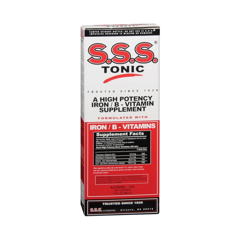 S.S.S. Tonic Iron / Vitamin B-3 Mineral Supplement