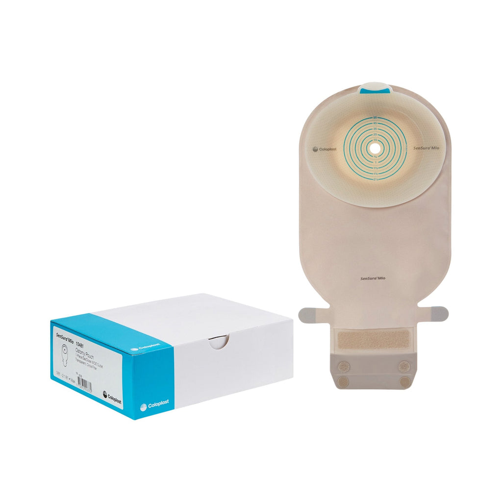 SenSuraÂ¨ Mio One-Piece Drainable Transparent Filtered Ostomy Pouch, 3/8 to 2-1/8 Inch Stoma