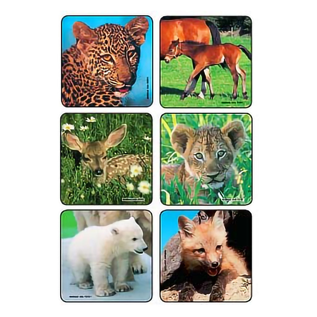 Kids Love Stickers® 90 per Unit Baby Animal Photos , Assorted Sticker