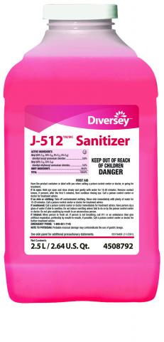 J-512Âª Sanitizer Surface Disinfectant Cleaner