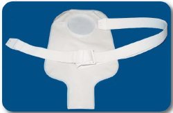 Nu-HopeÂª Convenience One-Piece Drainable White Colostomy, 2 Inch Ring Flange