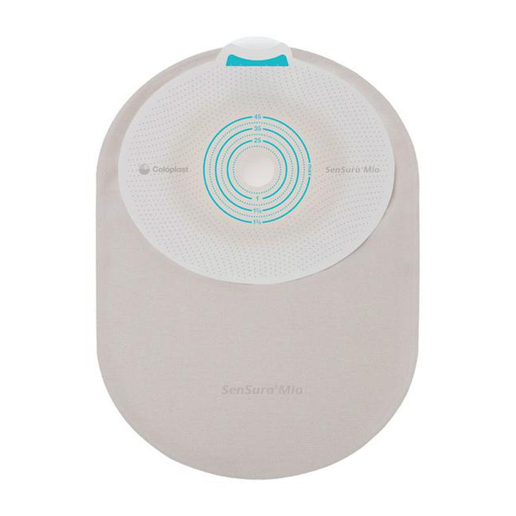SenSuraÂ¨ Mio One-Piece Closed End Opaque Filtered Ostomy Pouch, Maxi Length, 5/8 to 1_ Inch Stoma