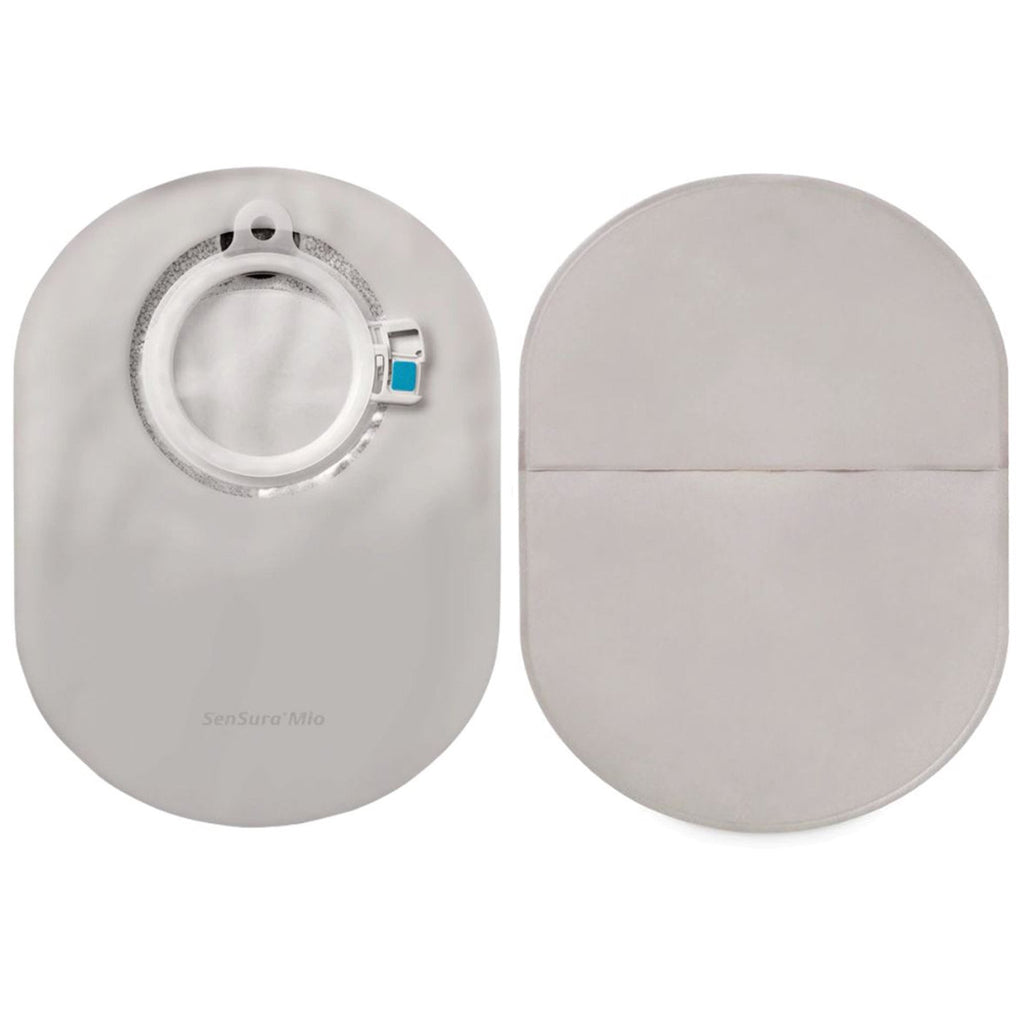 SenSuraÂ¨ Mio Two-Piece Closed End Opaque Filtered Ostomy Pouch, 60 mm Stoma