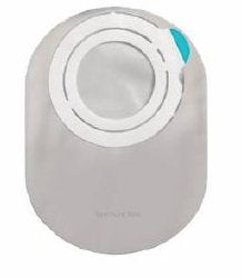 SenSuraÂ¨ Mio Flex Two-Piece Closed End Clear / Opaque Filtered Ostomy Pouch, Maxi Length, 35 mm Flange