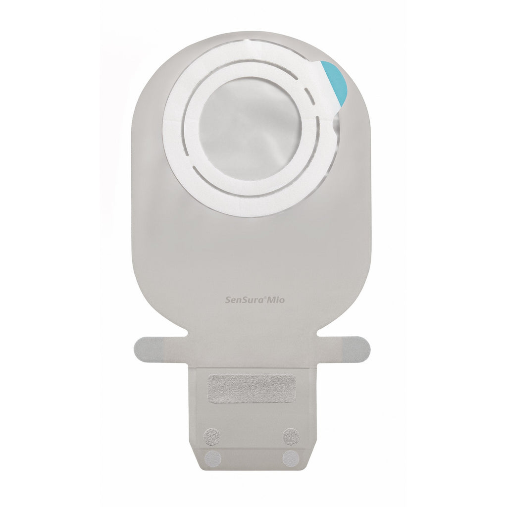 SenSuraÂ¨ Mio Flex EasiCloseÂª Two-Piece Drainable Clear / Opaque Filtered Ostomy Pouch, 50 mm Flange