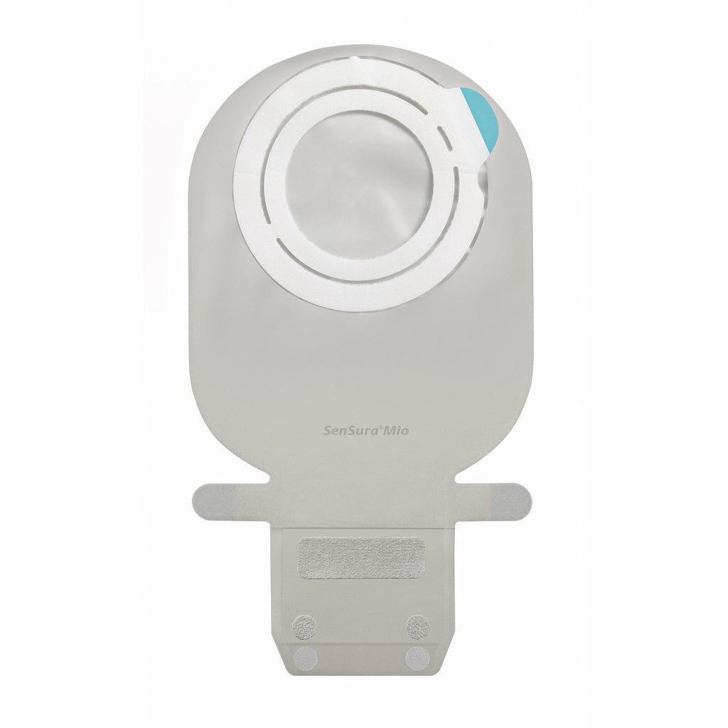 SenSuraÂ¨ Mio Flex EasiCloseÂª Two-Piece Drainable Transparent Ostomy Pouch, Maxi Length, 50 mm Flange