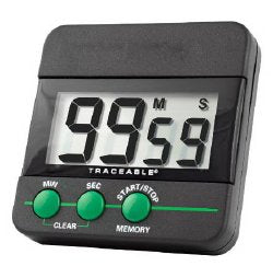 Electronic Alarm Timer Control 3 Holding Traceable® 100 Minutes Digital Display