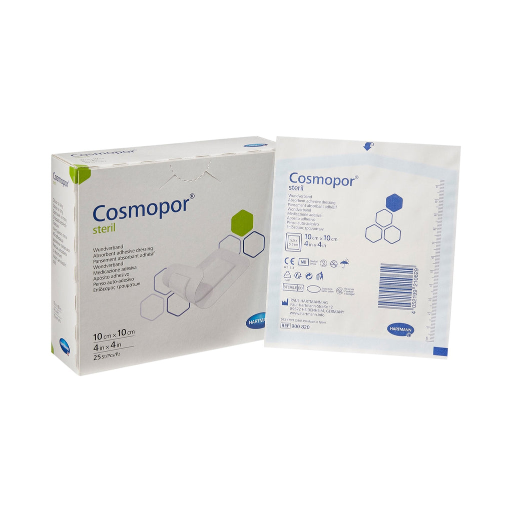 CosmoporÂ¨ Adhesive Dressing, 4 x 4 Inch