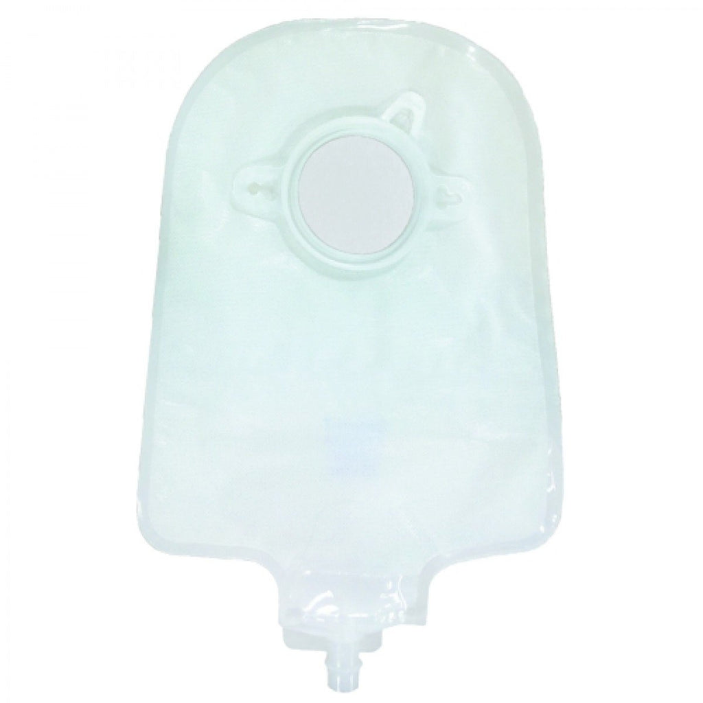 Securi-TÂª Two-Piece Drainable Transparent Urostomy Pouch, 9 Inch Length, 1_ Inch Flange