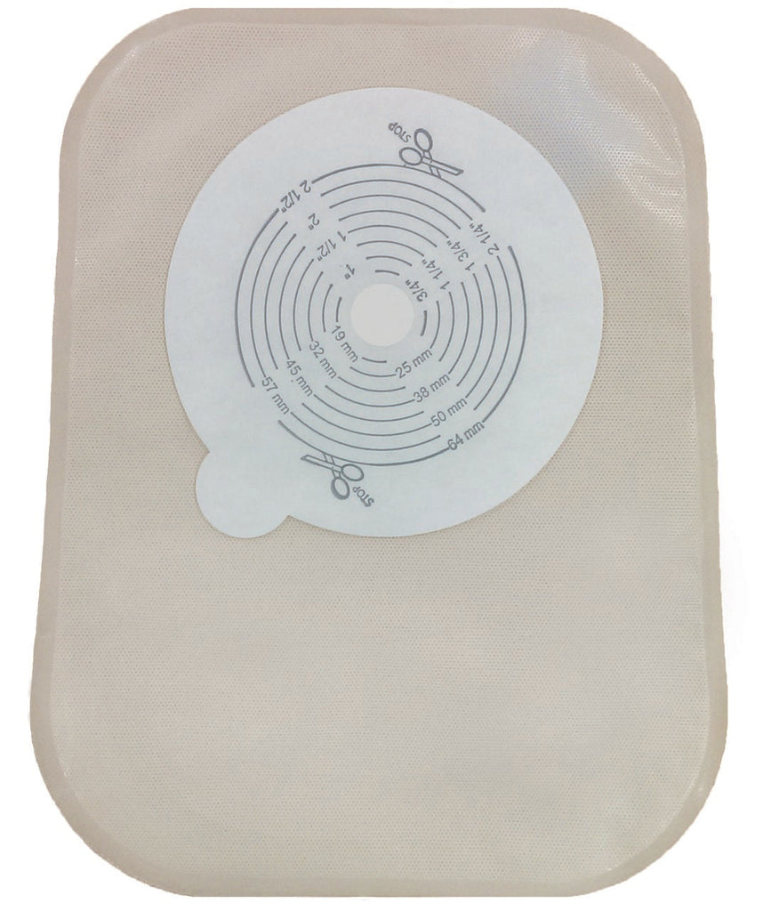 Securi-TÂª One-Piece Closed End Opaque Filtered Ostomy Pouch, 8 Inch Length, 1/2 to 2_ Inch Stoma