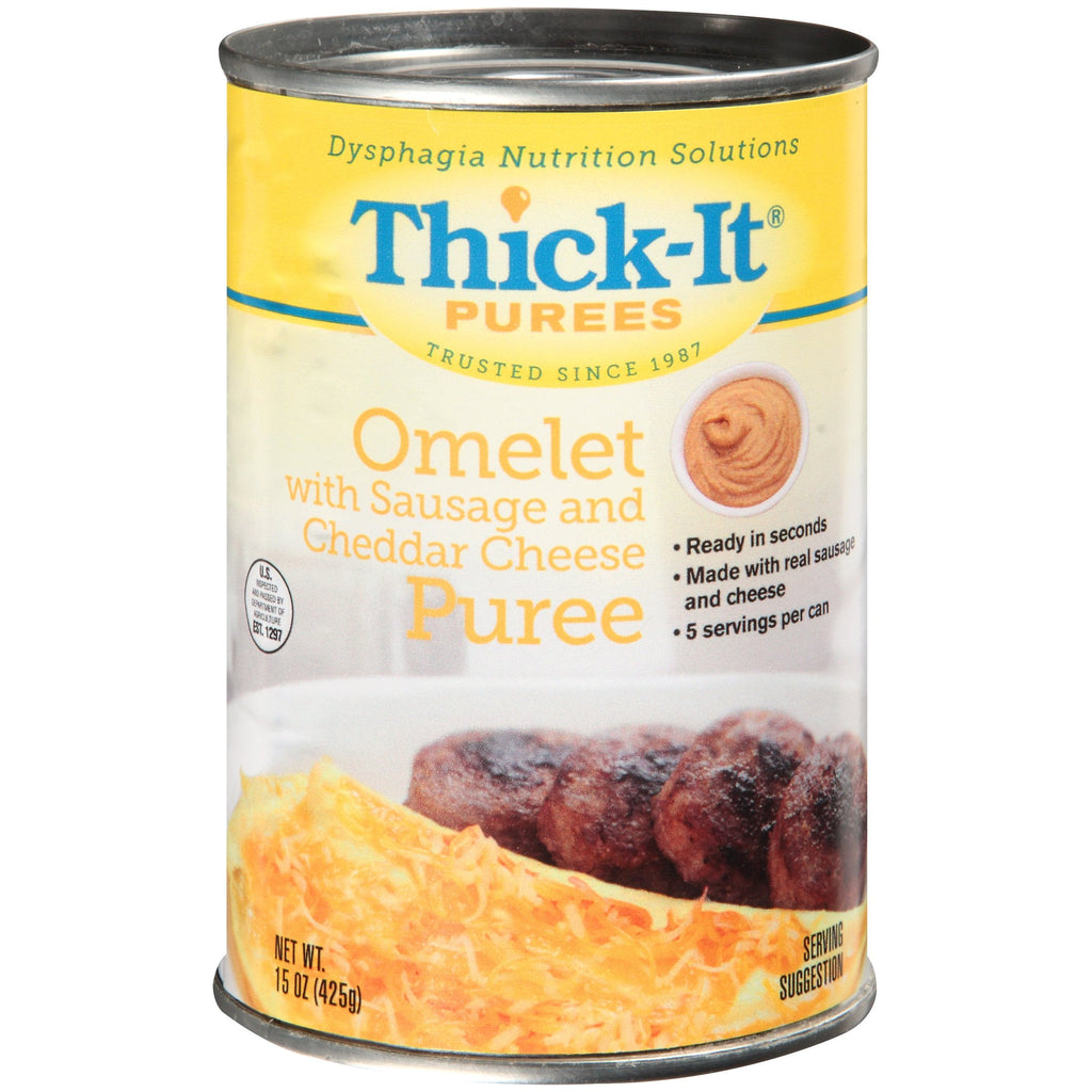 Thick-ItÂ¨ Ready to Use Purees Omelet with Sausage and Cheddar Cheese PurÅ½e, 15 oz. Can