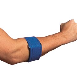 Elbow Support Tennis Elbow Hook and Loop Closure Elbow Elbow 7 to 15 Inch Forearm Circumference Royal Blue