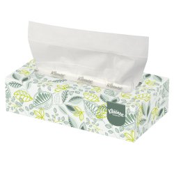 KleenexÂ¨ Naturals Facial Tissue, Flat Box
