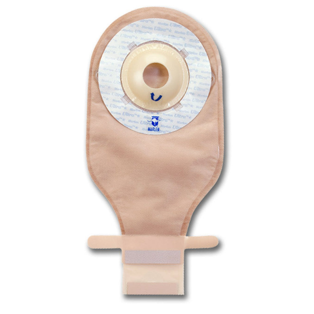 UltraLiteÂª One-Piece Drainable Transparent Ileostomy/Colostomy Pouch, 9 Inch Length, 1 Inch Stoma