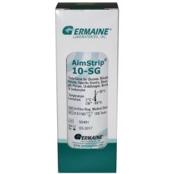Reagent AimStrip® General Chemistry Glucose, Bilirubin, Ketone, Specific Gravity, Blood, pH, Protein, Urobilinogen, Nitrite, Leukocytes For AimStrip® Urine Analyzer 100 Tests