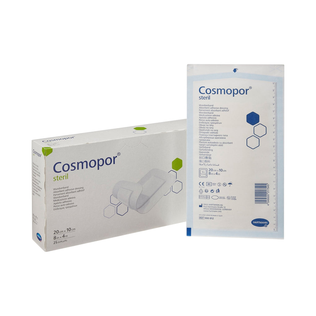 CosmoporÂ¨ Adhesive Dressing, 4 x 8 Inch