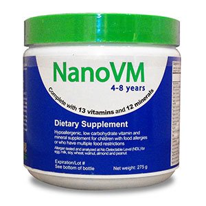 NanoVMÂ¨ 4 - 8 Years Pediatric Oral Supplement, 275 Gram Can