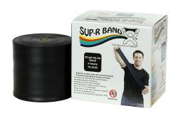 Sup-R BandÂ¨ Exercise Resistance Band, Black, 5 Inch x 50 Yard, X-Heavy Resistance
