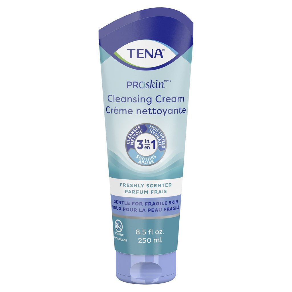 TenaÂ¨ Body Wash Cleansing Cream, Alcohol-Free, White, 3-in-1 Formula, 8.5 oz, Mild Scent