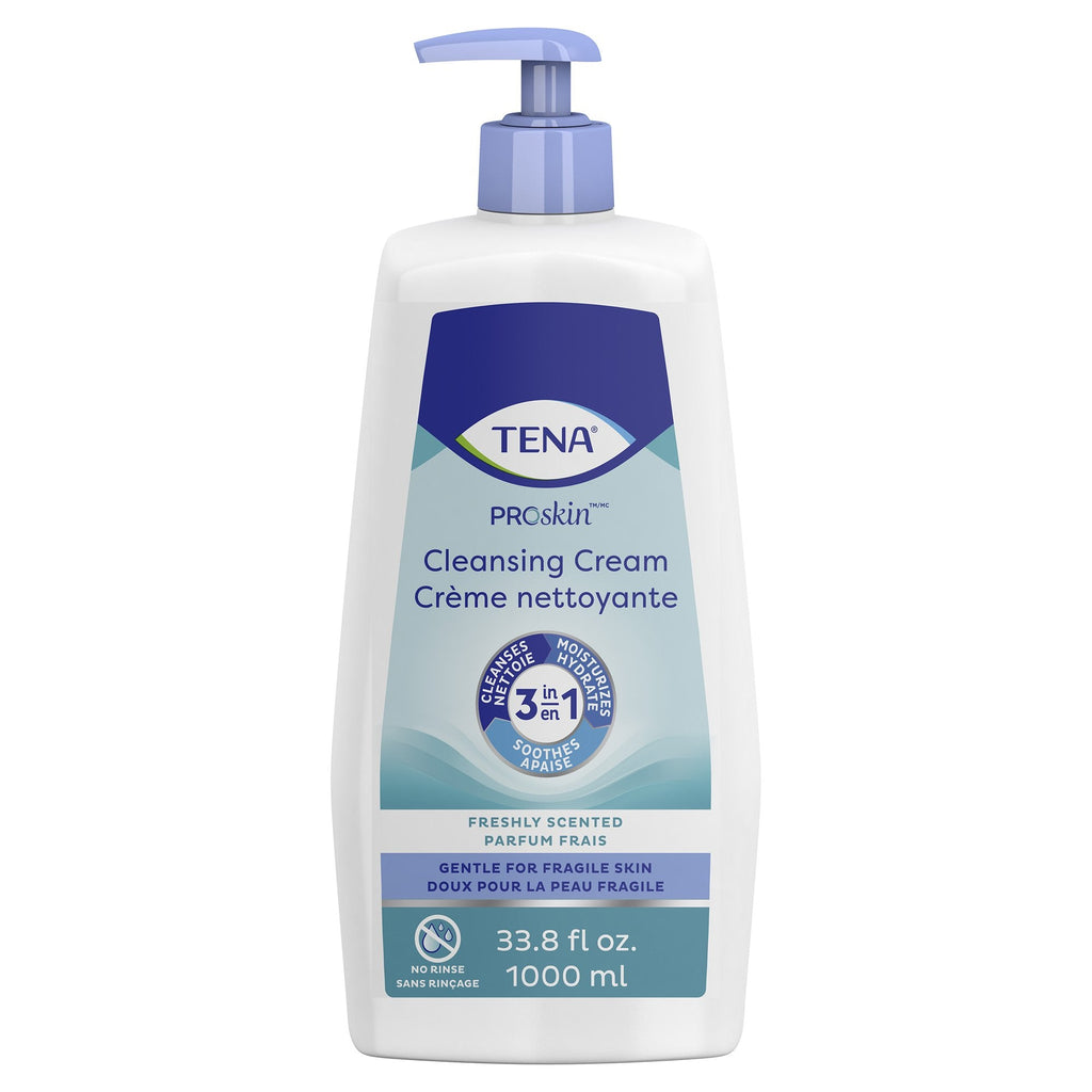 TenaÂ¨ Body Wash Cleansing Cream, Alcohol-Free, 3-in-1 Formula, Scented, 1,000 mL Pump Bottle