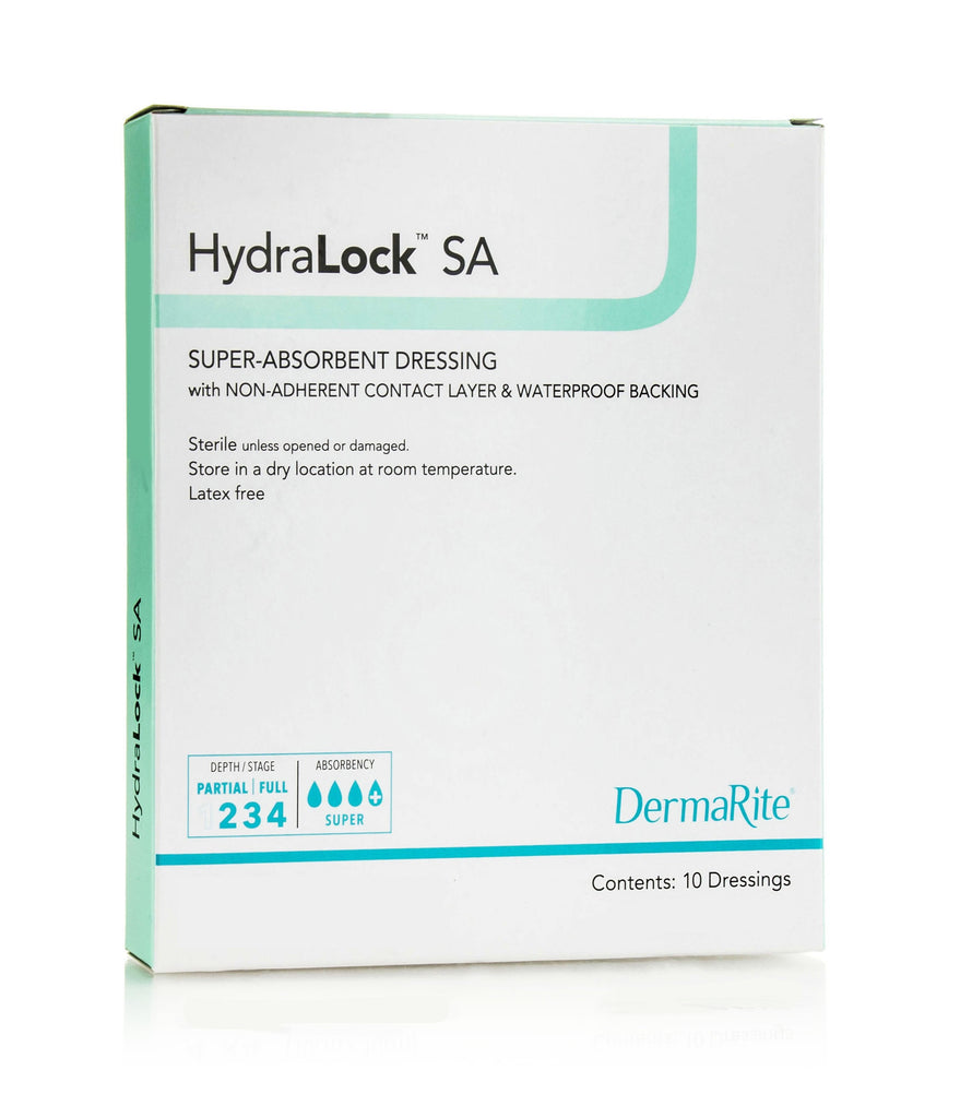 HydraLockÂª Super Absorbent Dressing, 6 x 10 Inch