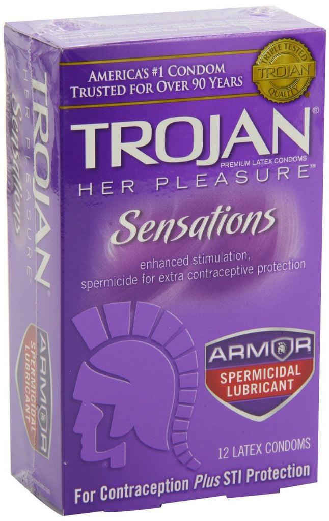 TrojanÂ¨ Her PleasureÂ¨ Condom
