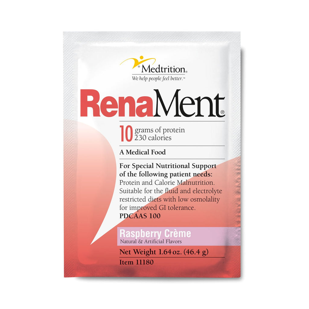 RenaMentÂª Raspberry Cream Oral Supplement, 46.5 Gram Individual Packet