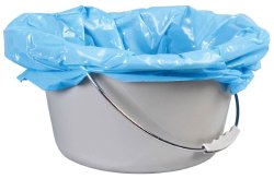 CarexÂ¨ Commode Liner, 14 in. Dia. x 14 in. H, 2 qt.