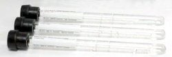 Excyte® Non-Vacuum Tube Sedimentation Tube Westergren Erythrocyte Sedimentation (ESR) Sodium Citrate Additive 8 X 120 mm 1 mL Black Conventional Closure Glass Tube