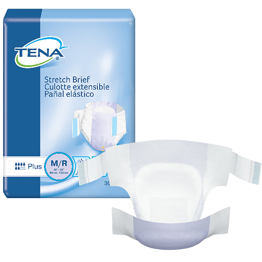 TenaÂ¨ StretchÂª Plus Incontinence Brief, Medium