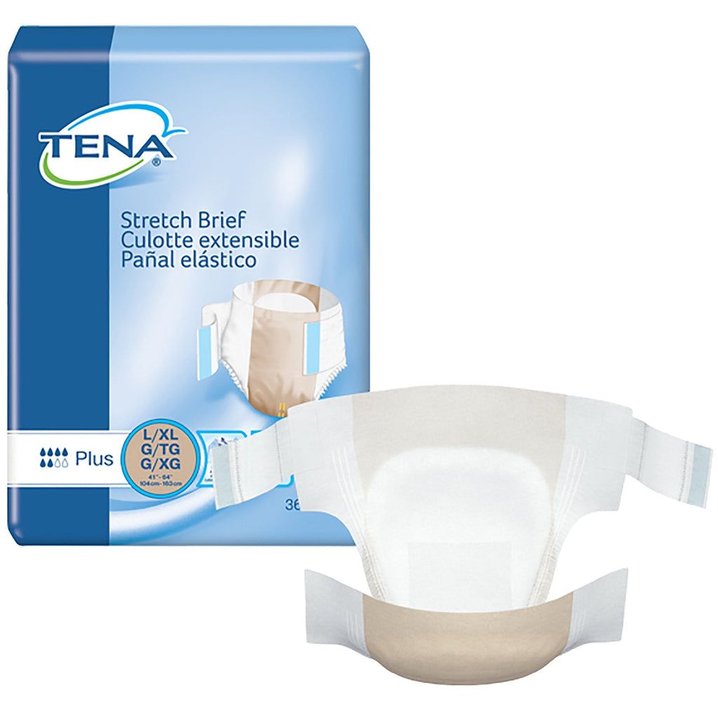 TenaÂ¨ StretchÂª Plus Incontinence Brief, Large / Extra Large