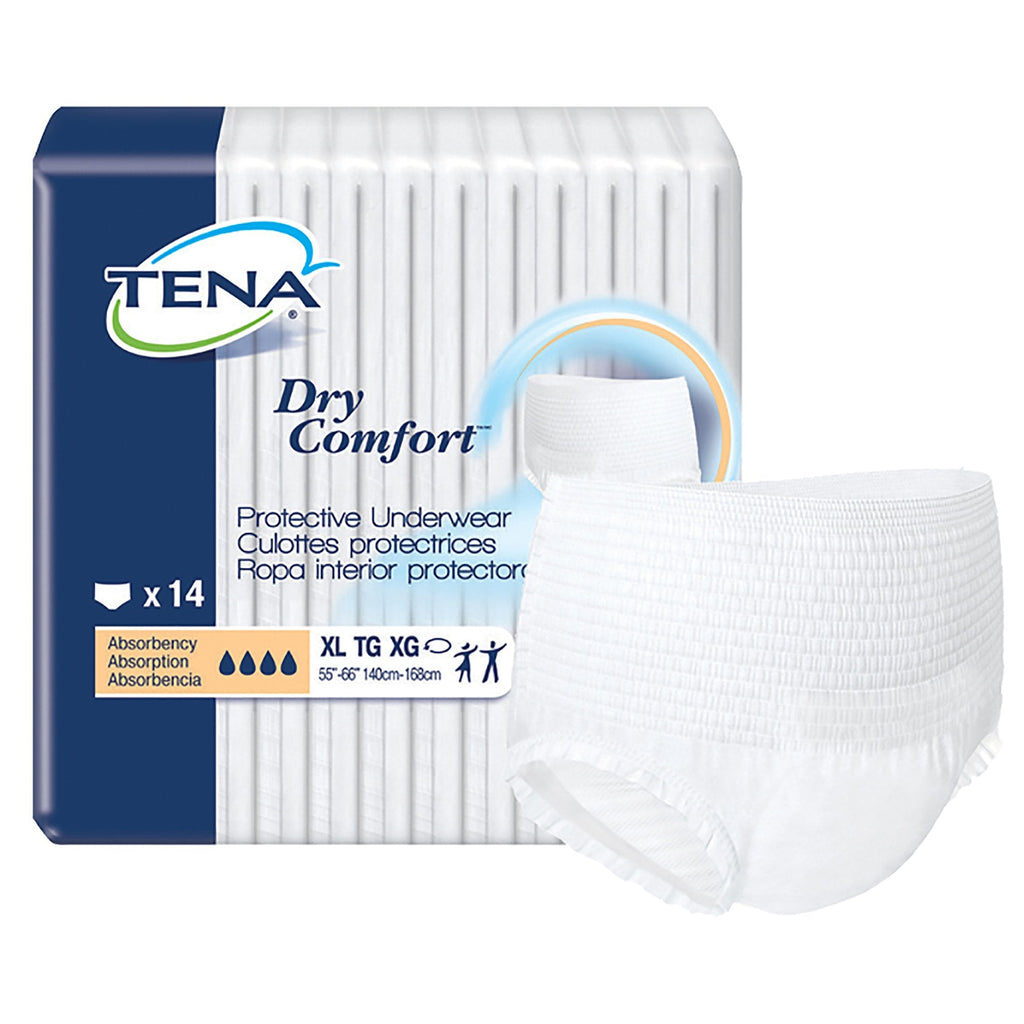 TenaÂ¨ Dry ComfortÂª Absorbent Underwear, Extra Large