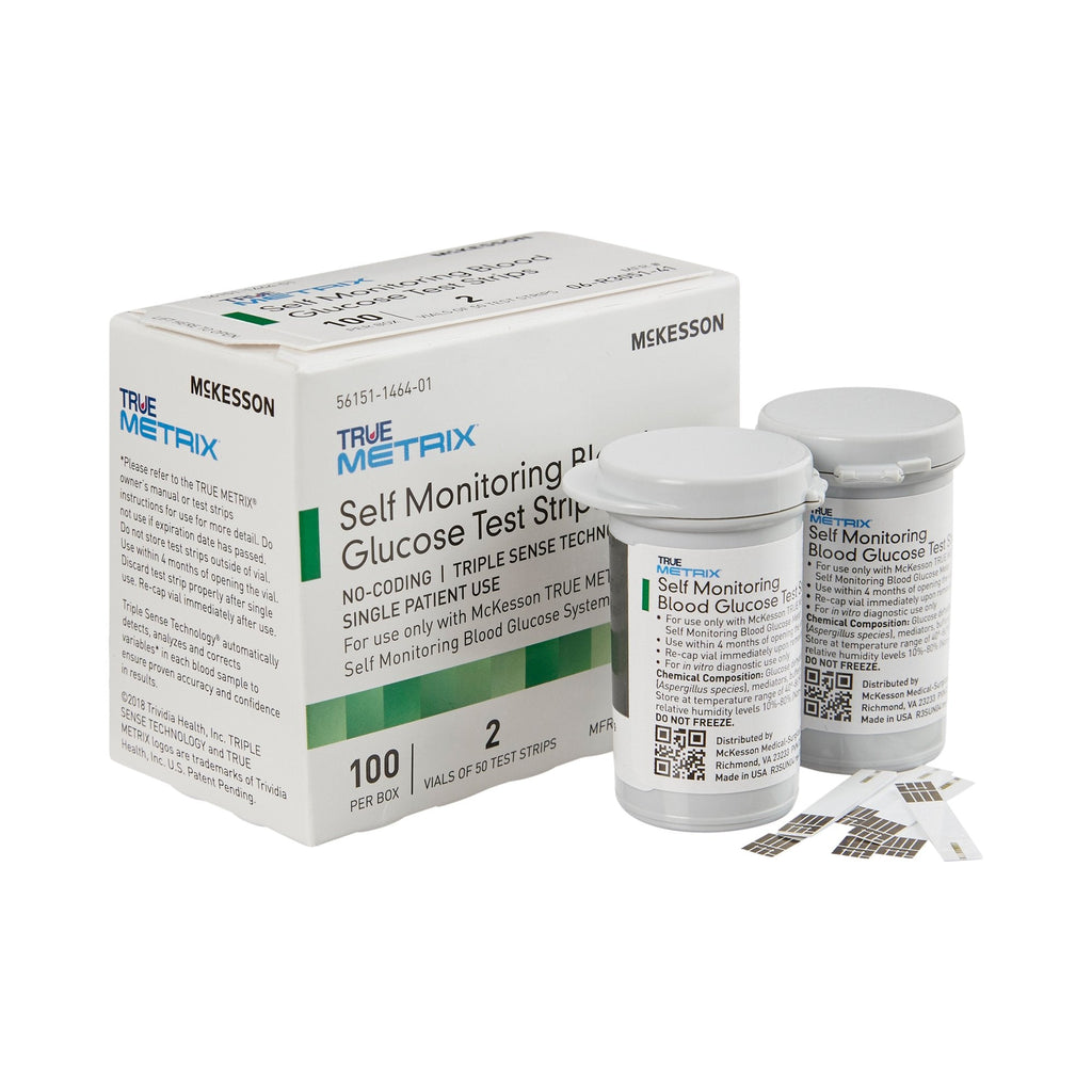 McKesson TRUE METRIXÂ¨ Blood Glucose Test Strips