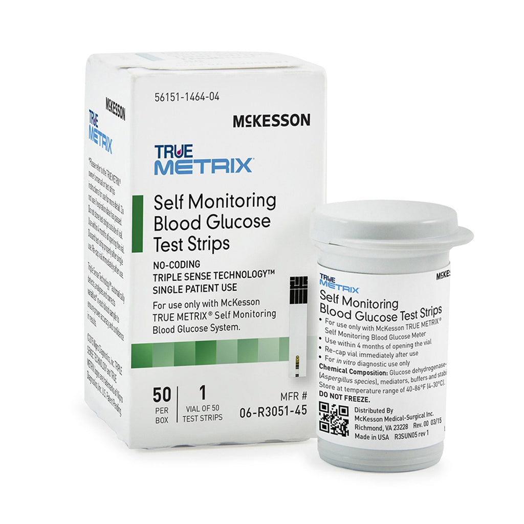 McKesson TRUE METRIXÂ¨ Blood Glucose Test Strips