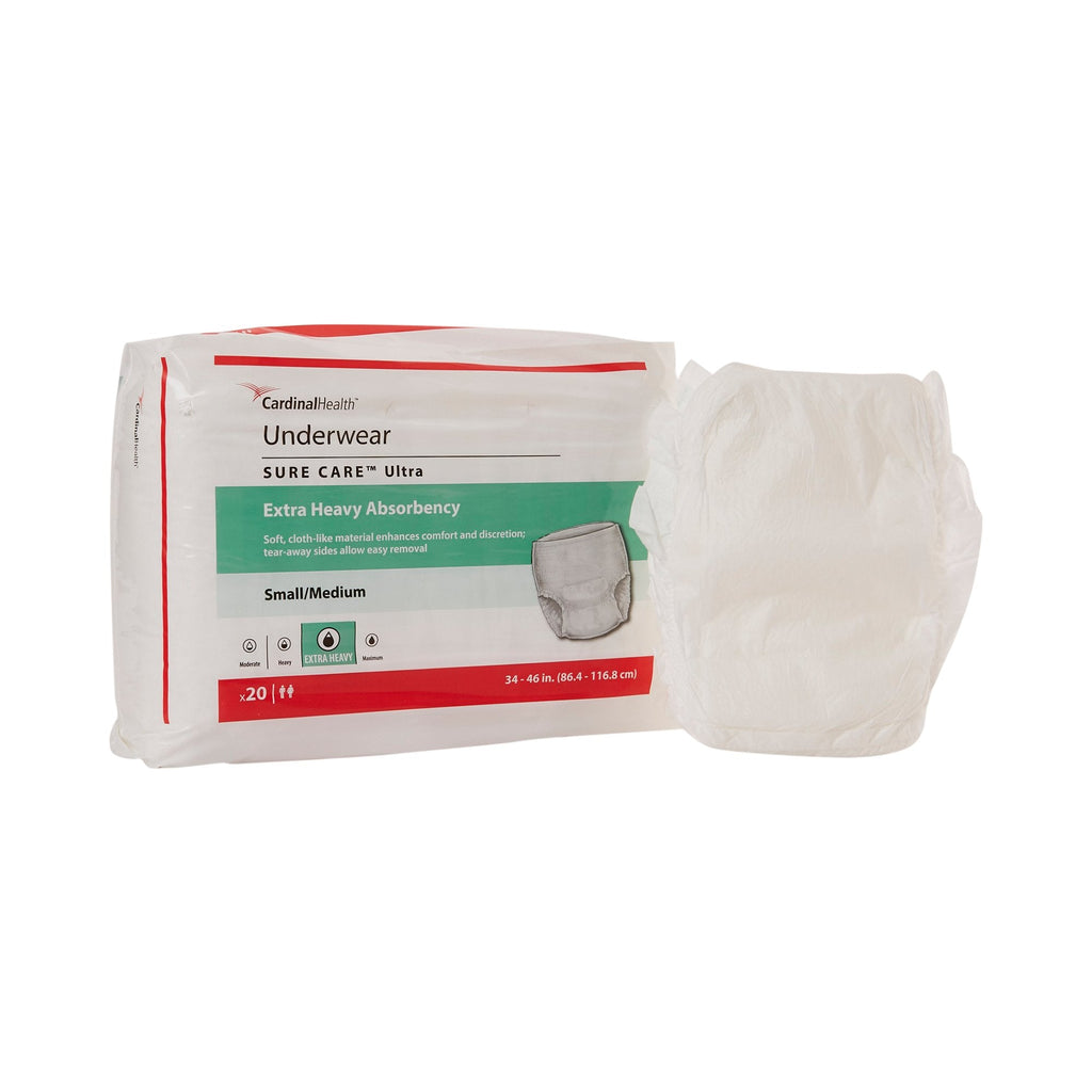 Sure CareÂª Ultra Extra Heavy Absorbent Underwear, Medium
