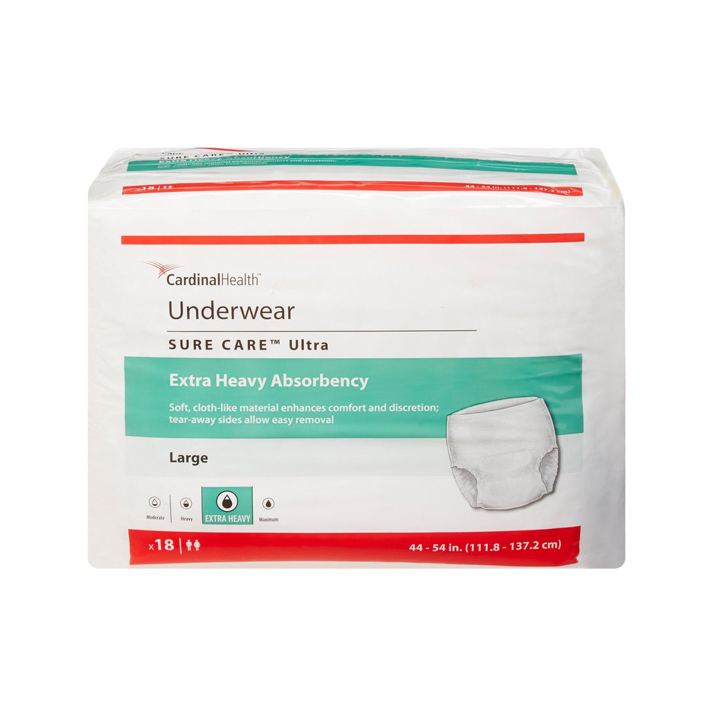 Sure CareÂª Ultra Extra Heavy Absorbent Underwear, Large