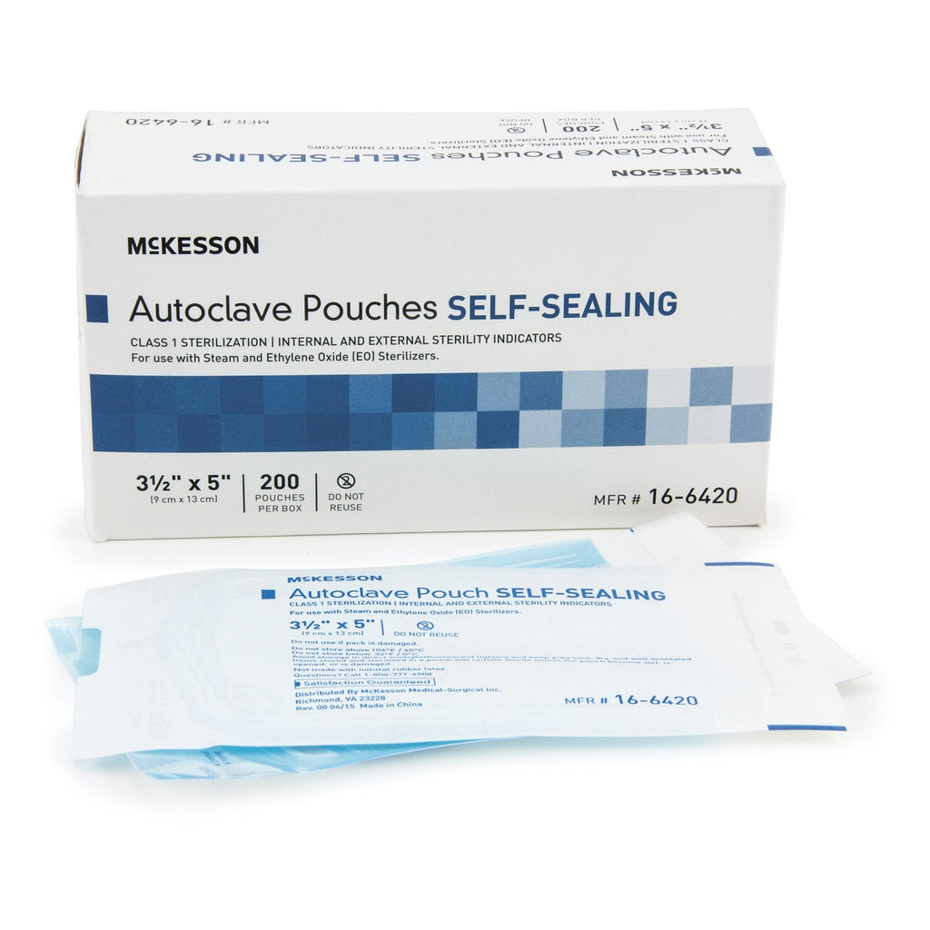 McKesson Sterilization Pouch, 3_ x 5 Inch