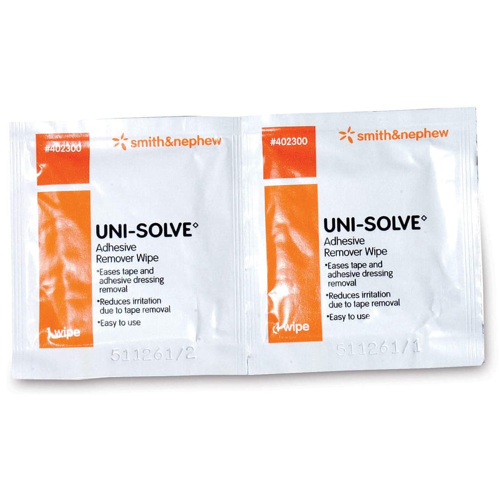 Uni-SolveÂª Adhesive Remover, 2_ x 2_ Inch Wipe
