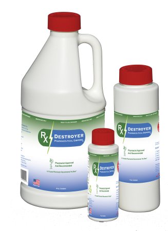 Rx DestroyerÂª Liquid Drugs Disposal with Hardener Packs, 64 oz. bottle