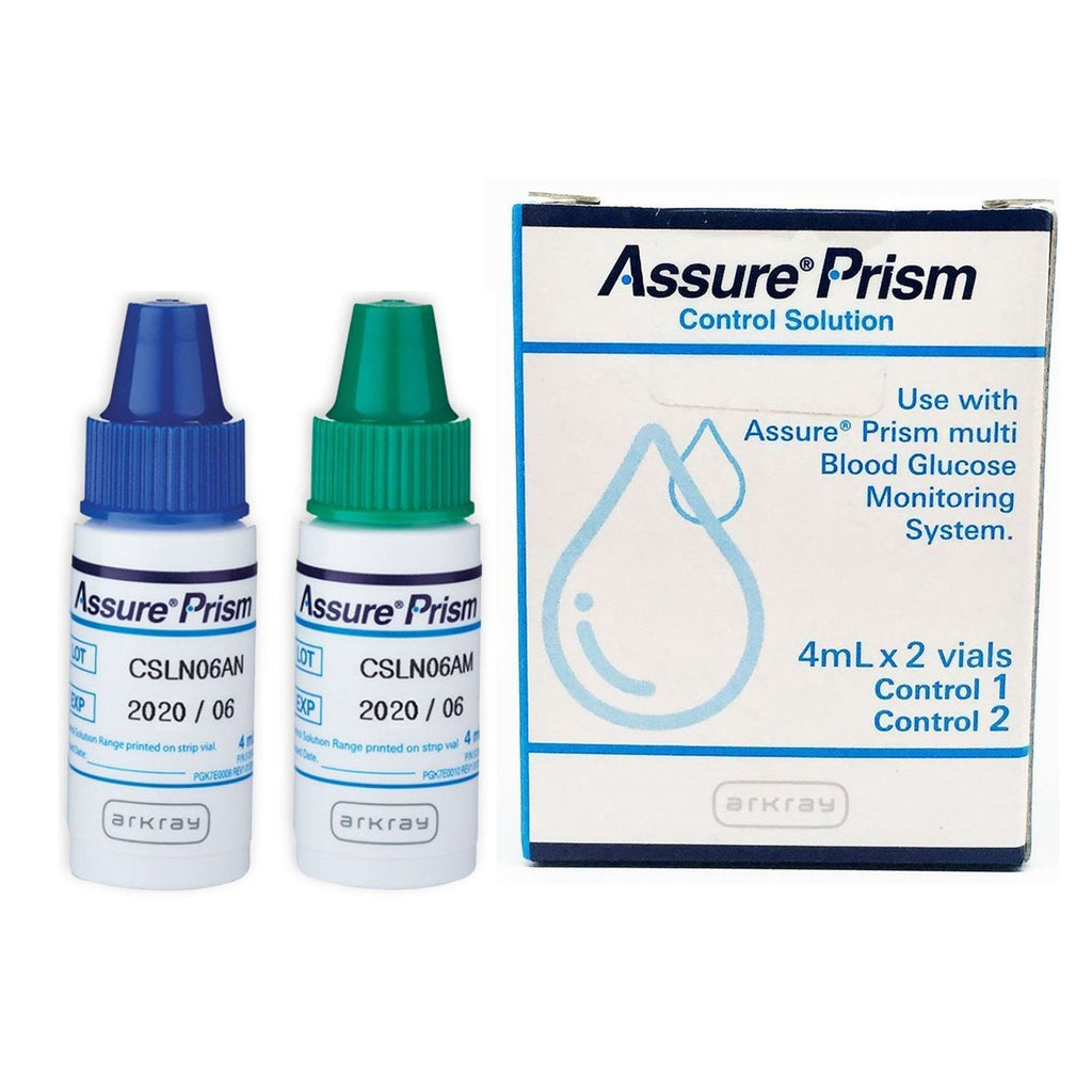Assure Prism Control Blood Glucose Test, 2 Levels