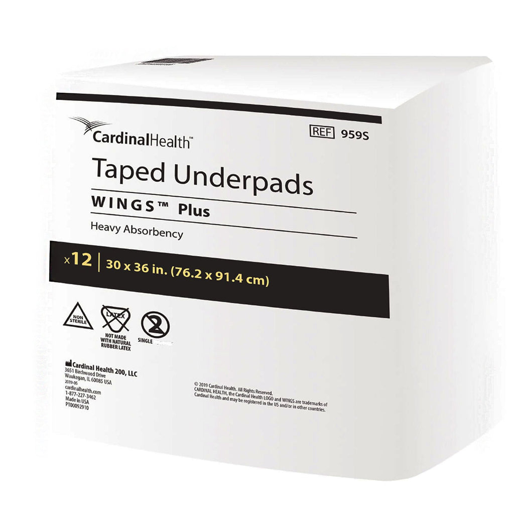 WingsÂª Specialty Heavy Absorbency Underpad, 30 x 36 Inch