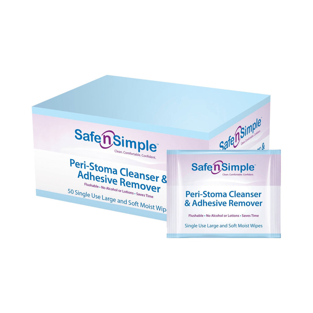 Safe N SimpleÂª Adhesive Remover, 5 x 7 Inch Wipe
