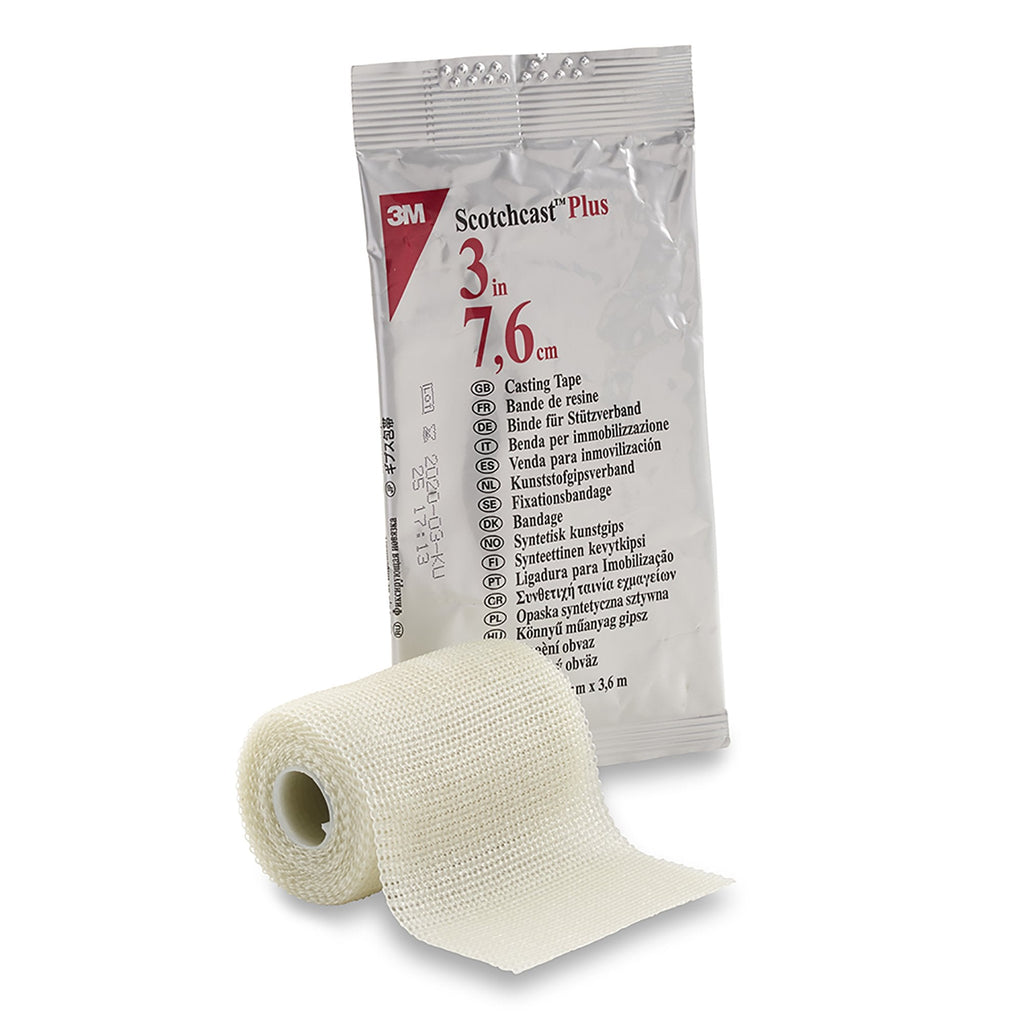 3MÂª ScotchcastÂª Plus White Cast Tape, 3 Inch x 4 Yard
