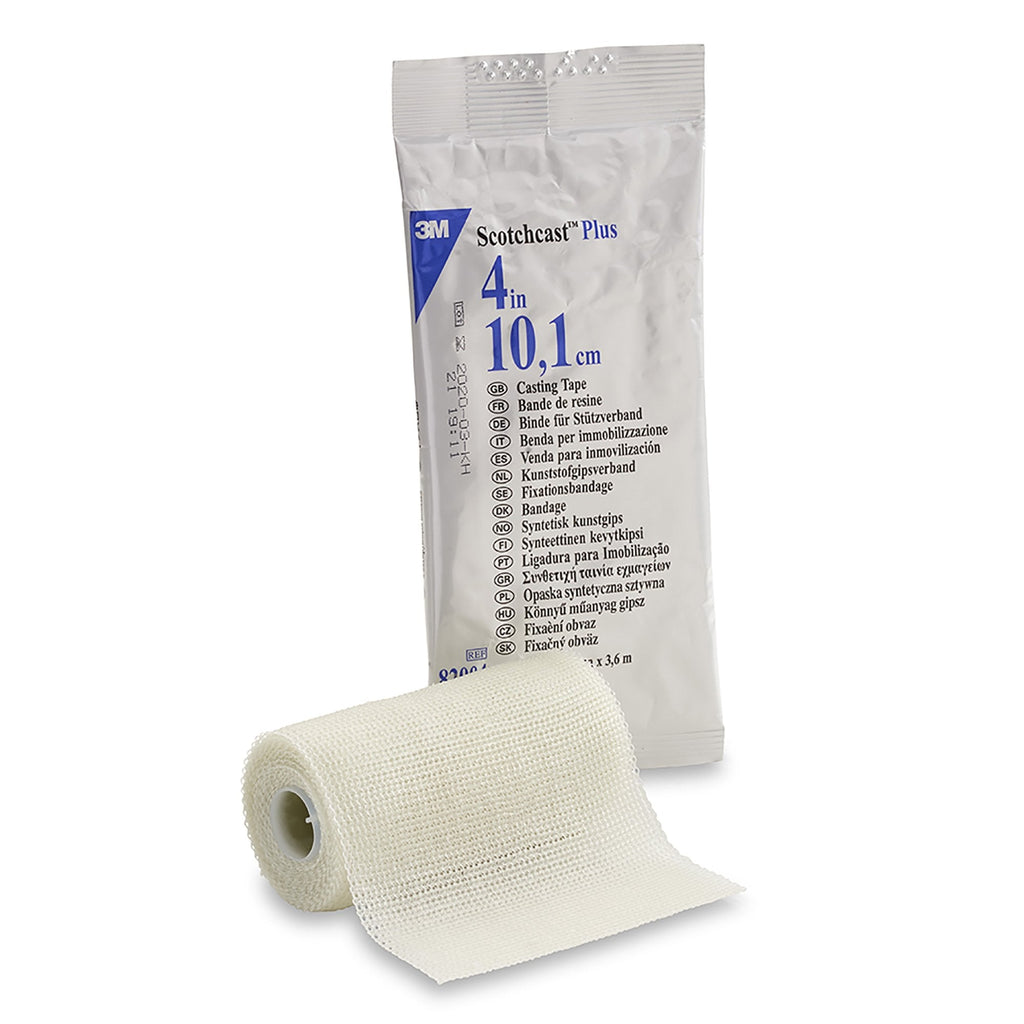 3MÂª ScotchcastÂª Plus White Cast Tape, 4 Inch x 4 Yard