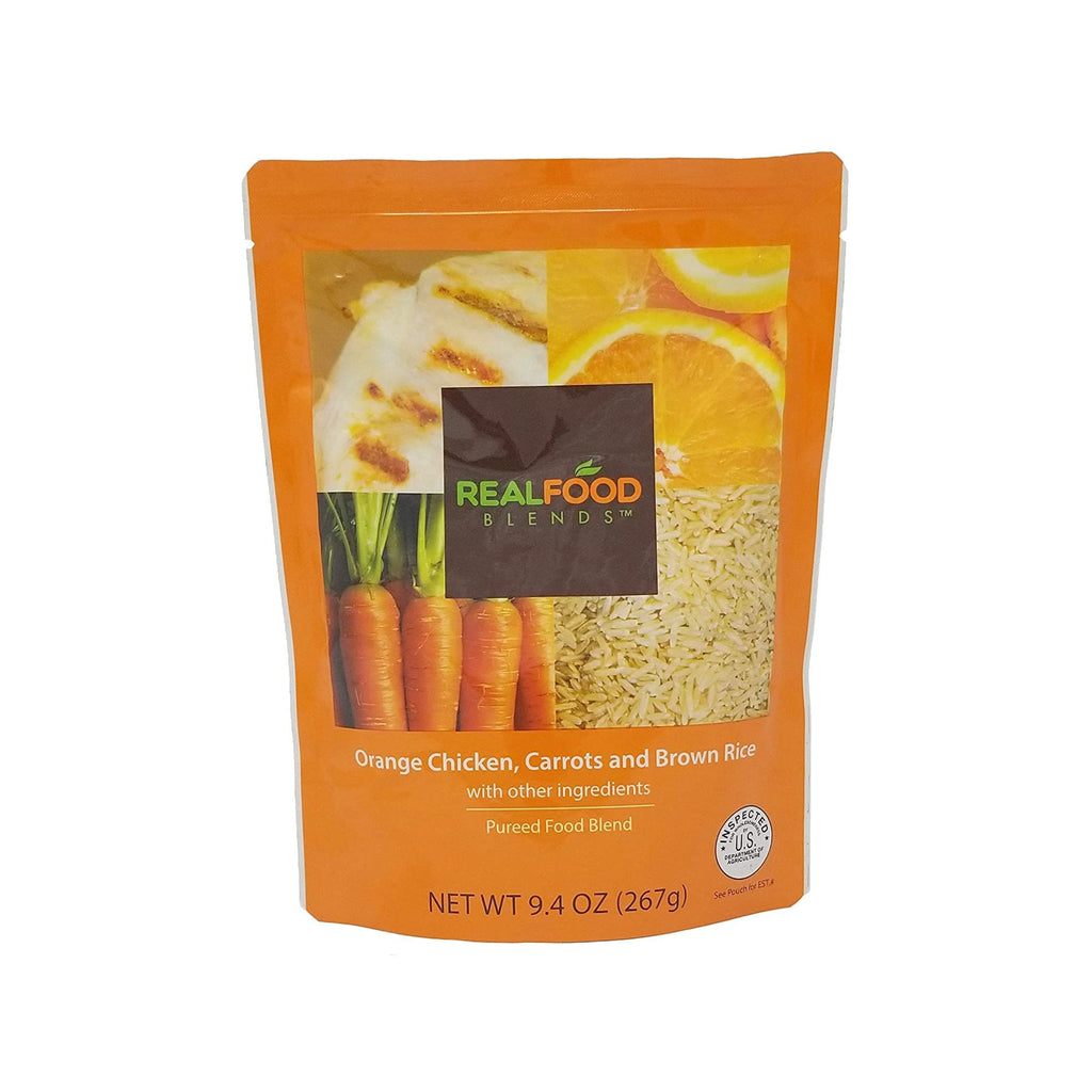 Real Food BlendsÂª Orange Chicken, Carrots & Brown Rice Ready to Use Tube Feeding Formula, 9.4 oz. Pouch