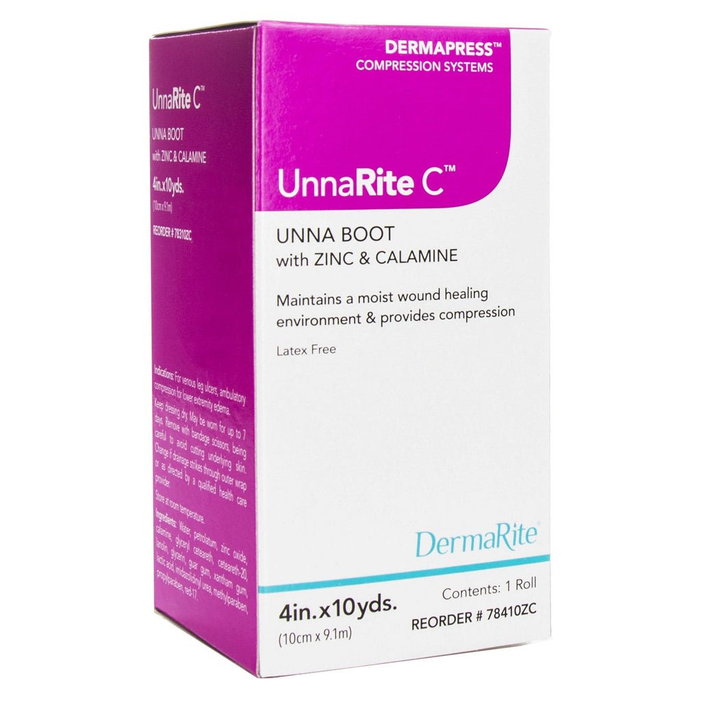UnnaRite CÂª Unna Boot with Calamine and Zinc Oxide, 4 Inch x 10 Yard